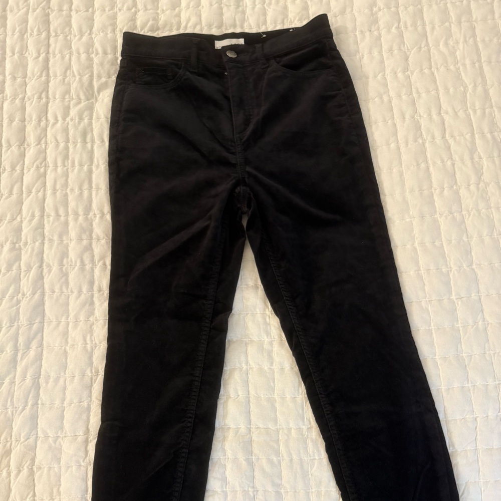 LOFT Velvet Black Jeans